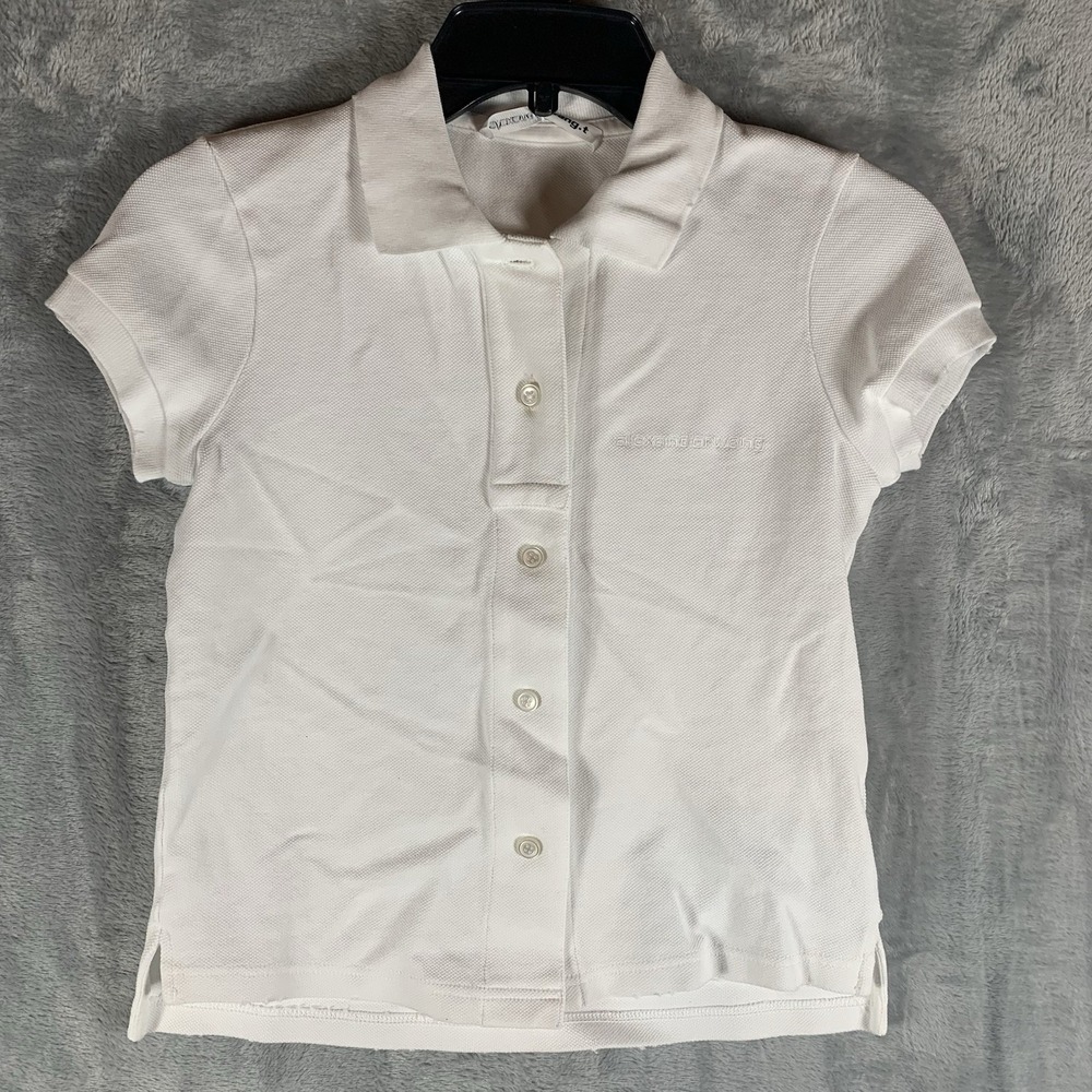 Alexander Wang Women's Deconstructed Polo Cardigan White XS Preppy‎ Classic NWT